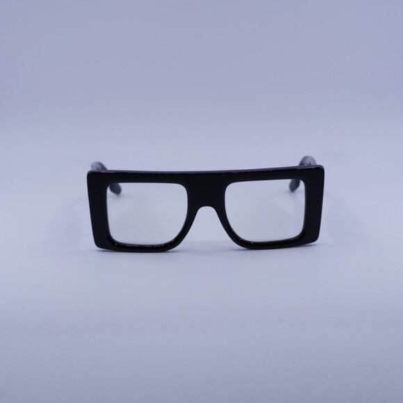 Victoria Beckham VB677S 006 Sunglasses Black Square Frame, Transparent Lenses - Picture 3 of 11